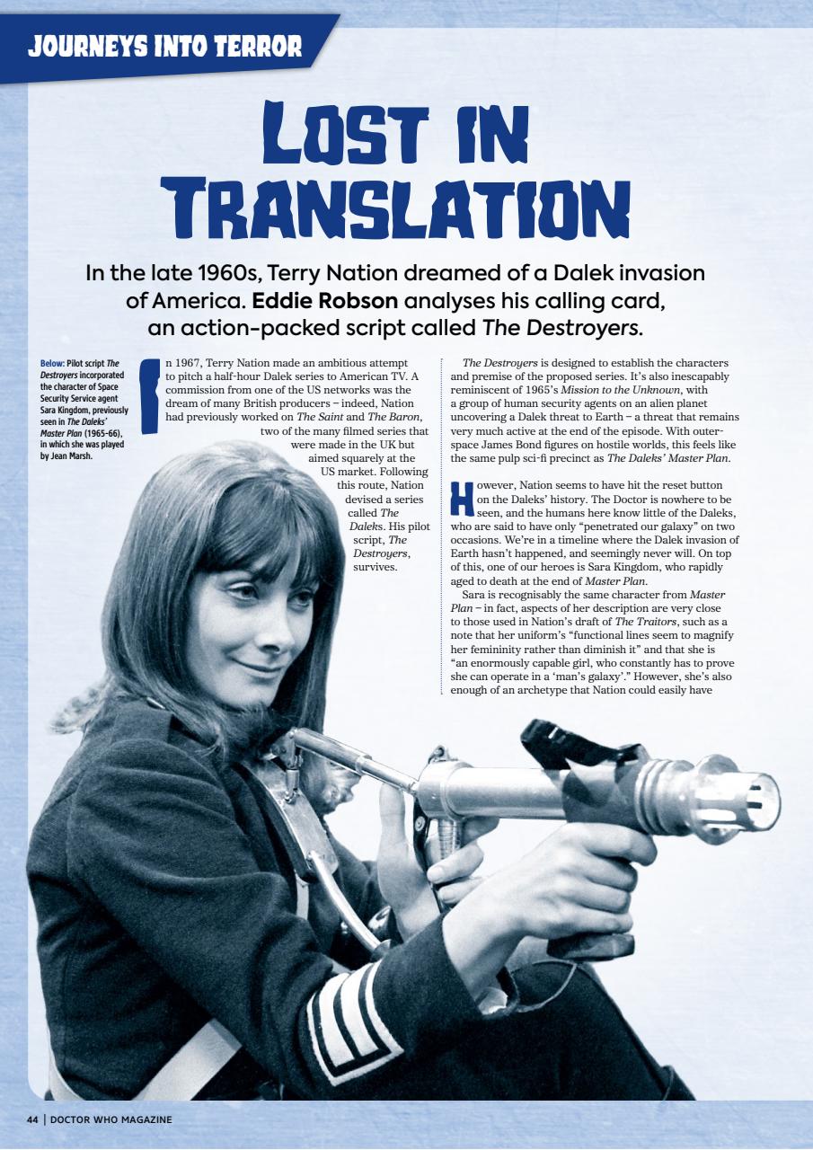 Doctor Who Magazine Preview Pages