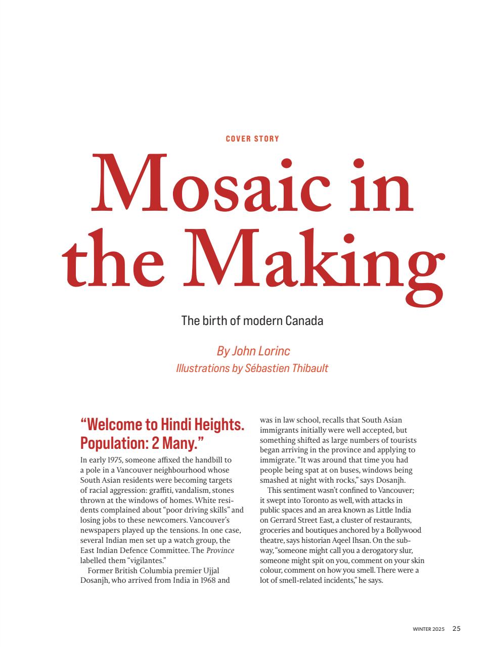 Canada's History Preview Pages