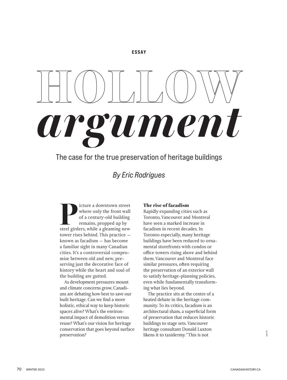 Canada's History Preview Pages