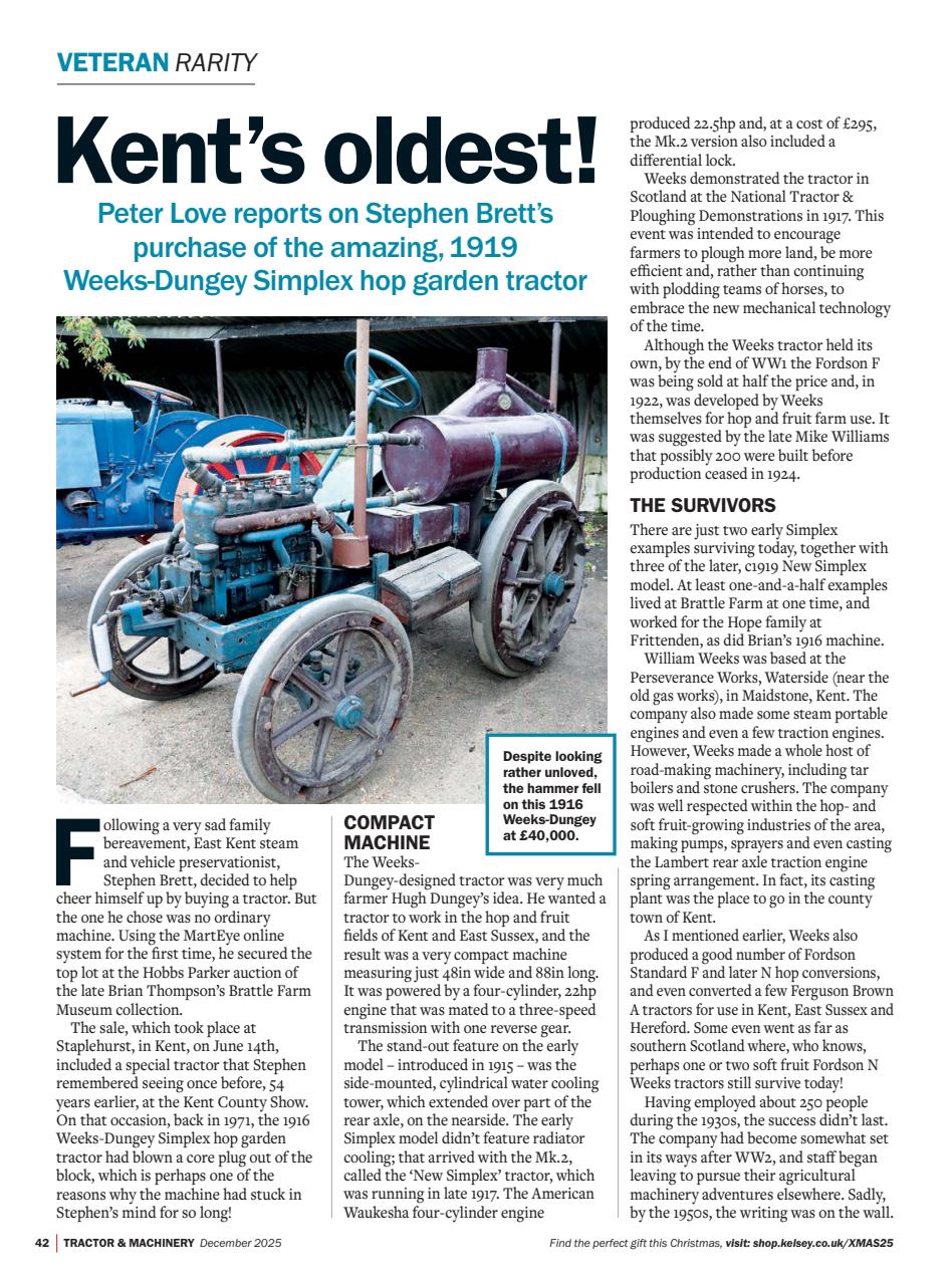 Tractor & Machinery Preview Pages