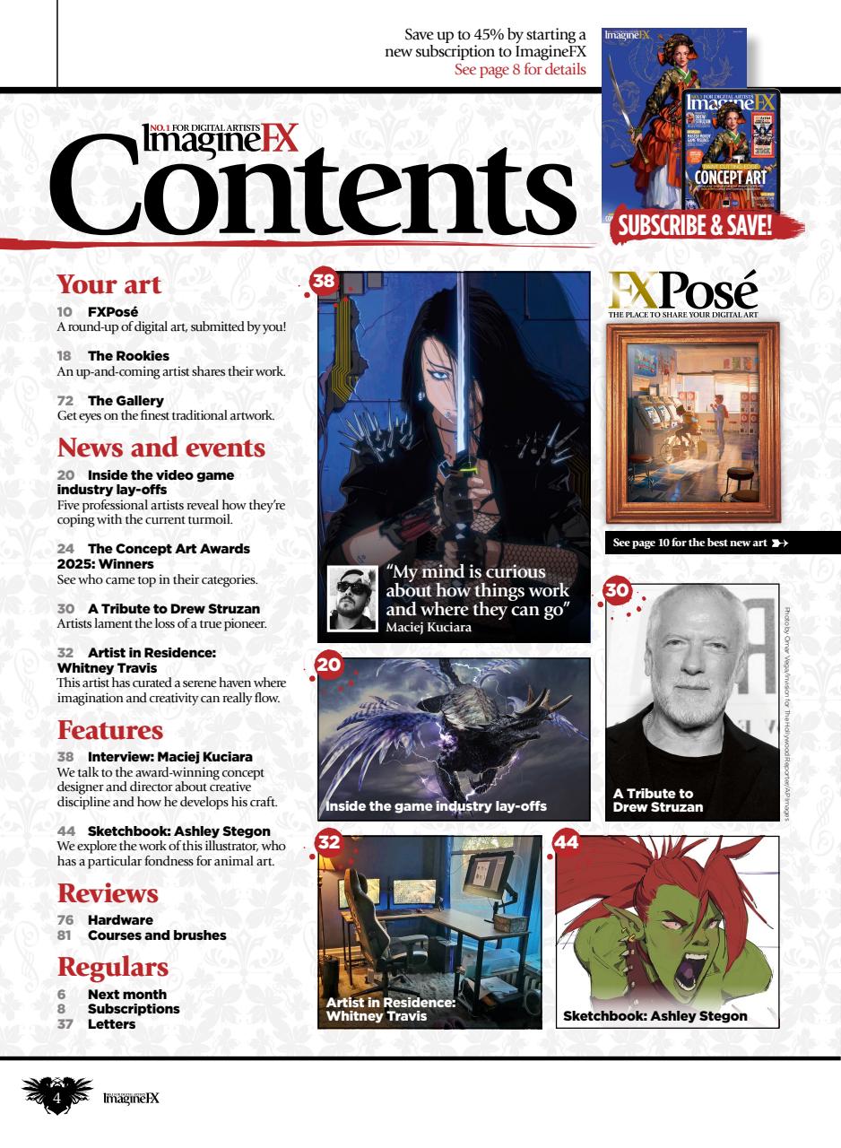 ImagineFX Preview Pages
