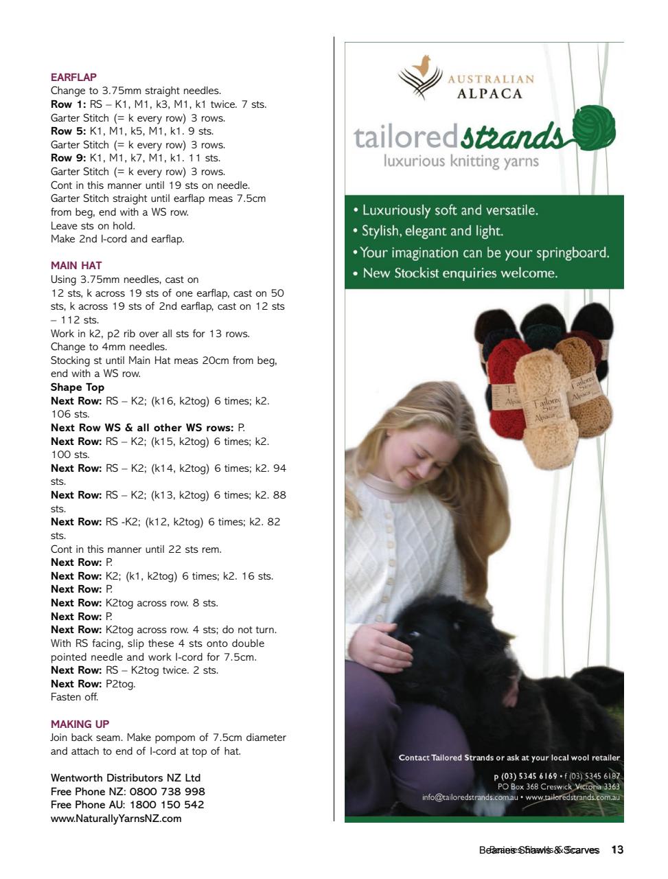 Beanies Shawls and Scarves Preview Pages