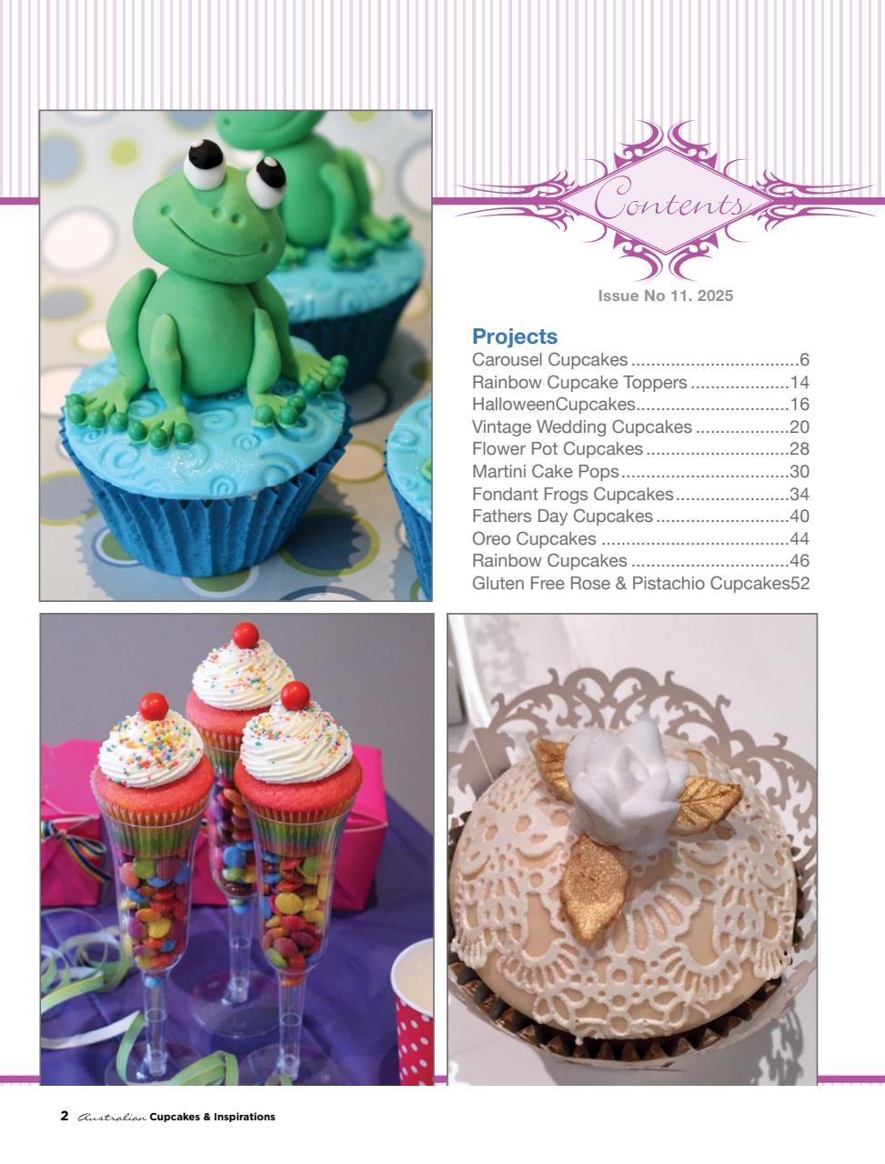Australian Cupcakes and Inspirations Preview Pages