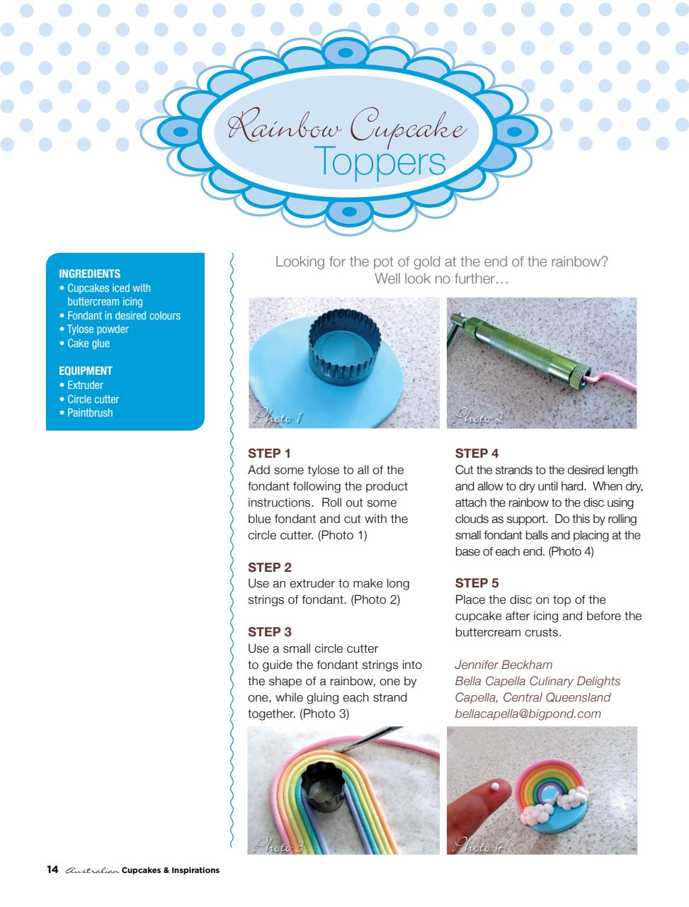 Australian Cupcakes and Inspirations Preview Pages