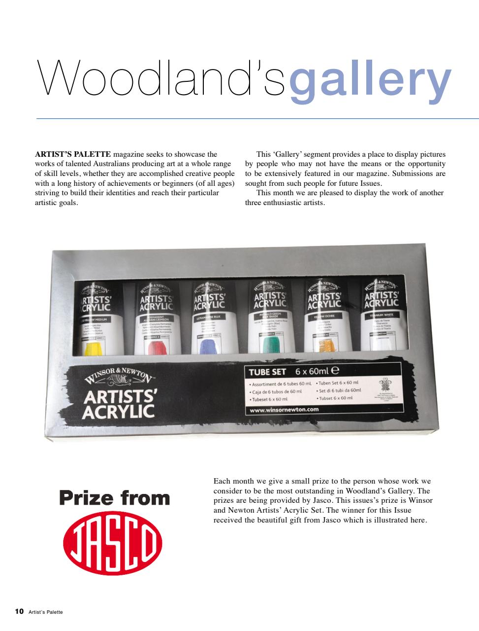 Artist's Palette Preview Pages