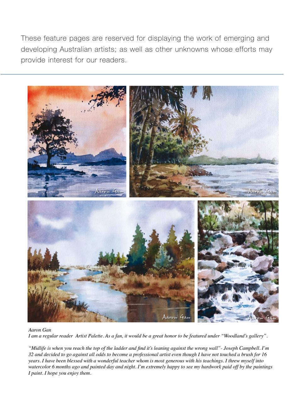 Artist's Palette Preview Pages