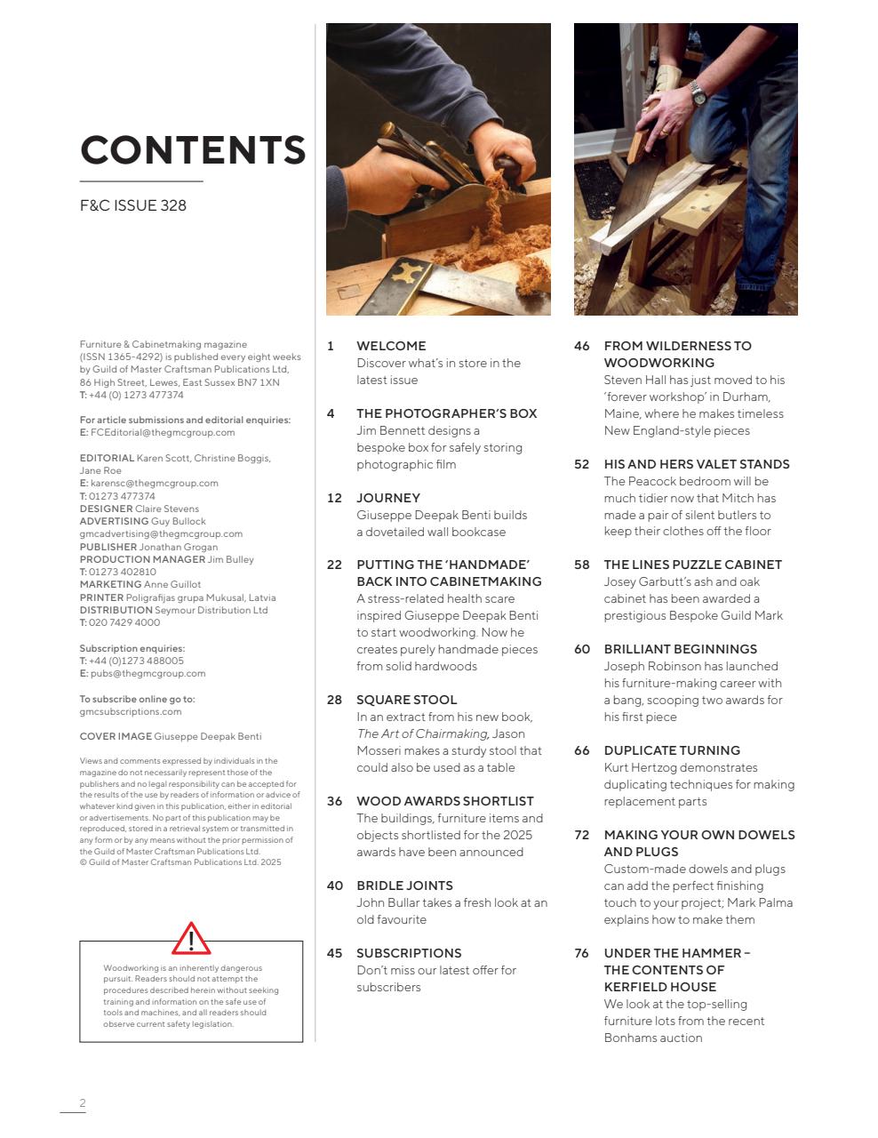 Furniture & Cabinetmaking Preview Pages