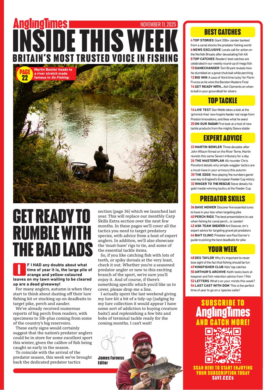 Angling Times Preview Pages