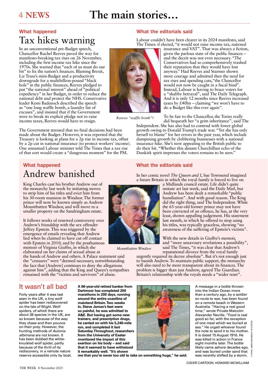 The Week Preview Pages