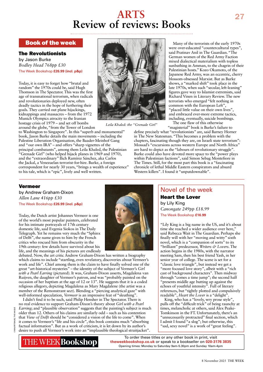 The Week Preview Pages