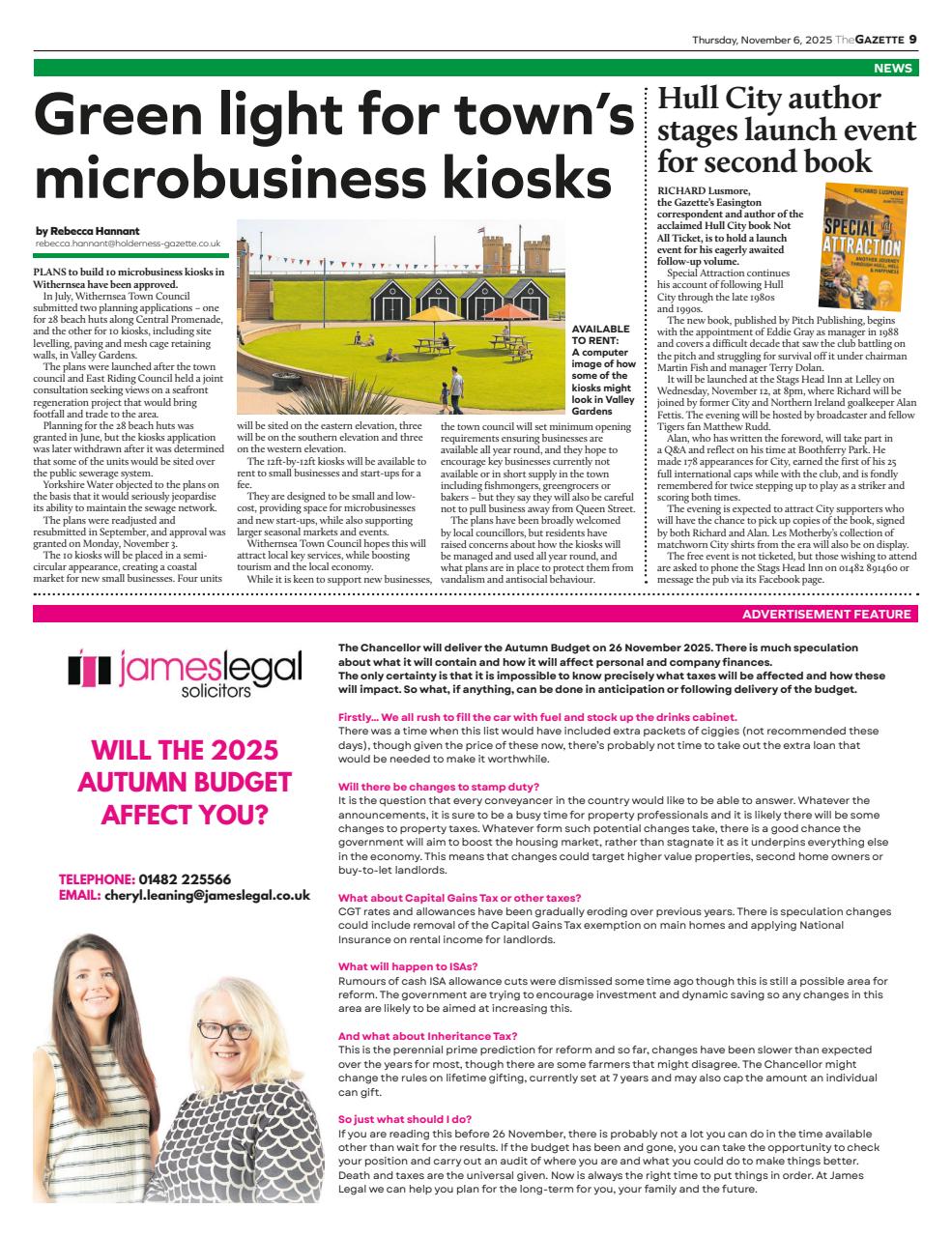 The Holderness & Hornsea Gazette Preview Pages