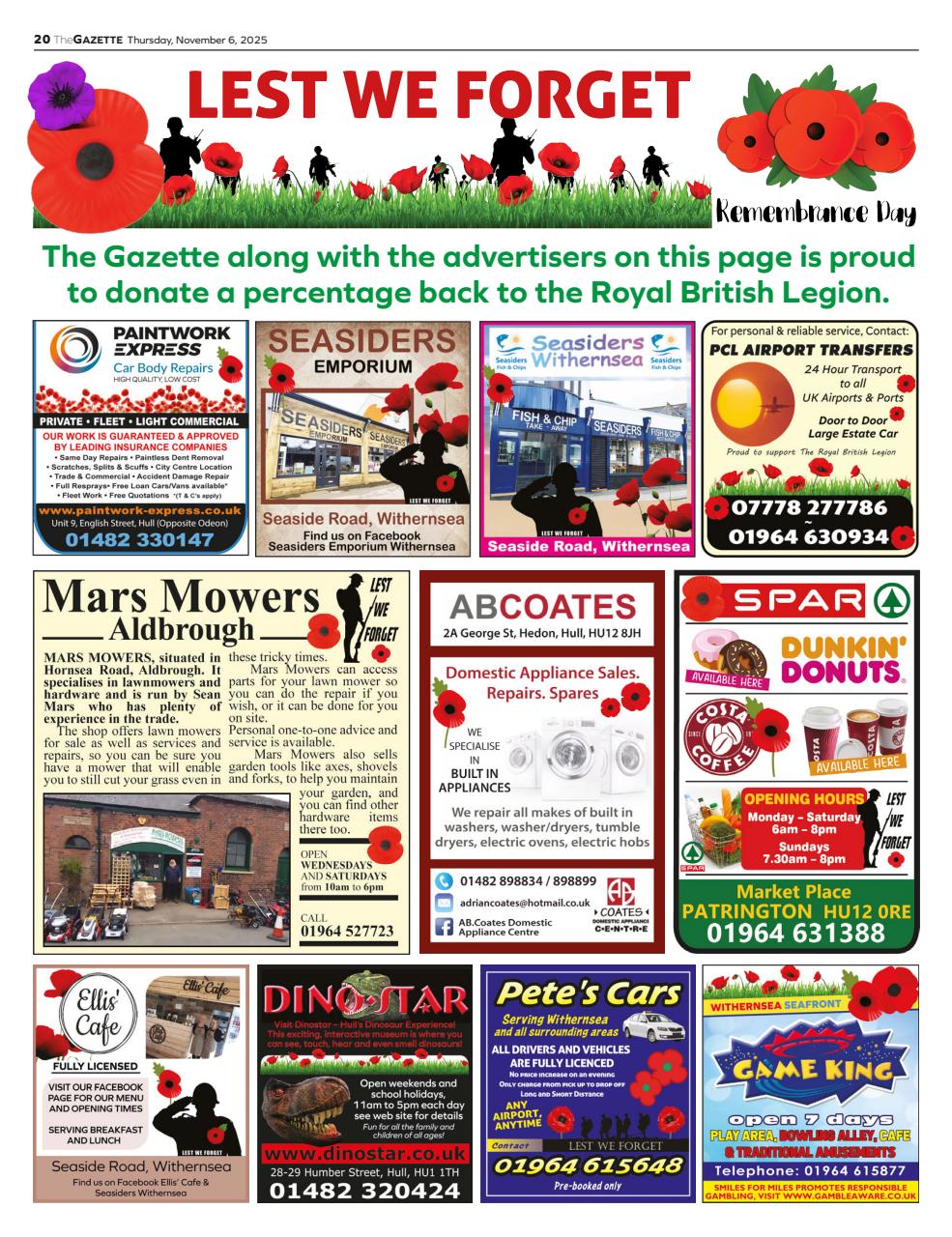 The Holderness & Hornsea Gazette Preview Pages