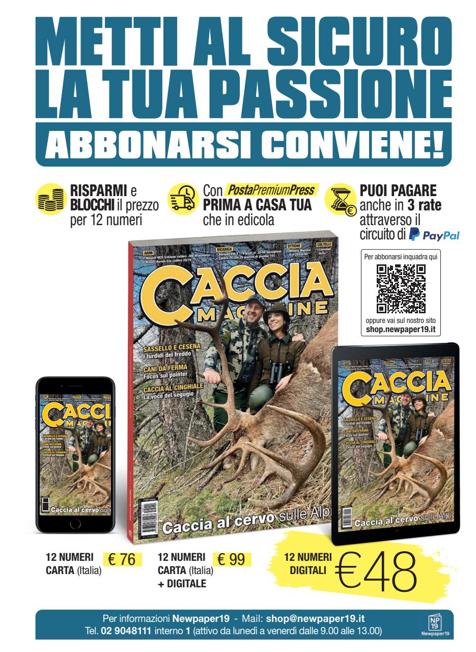 Caccia Magazine Preview Pages