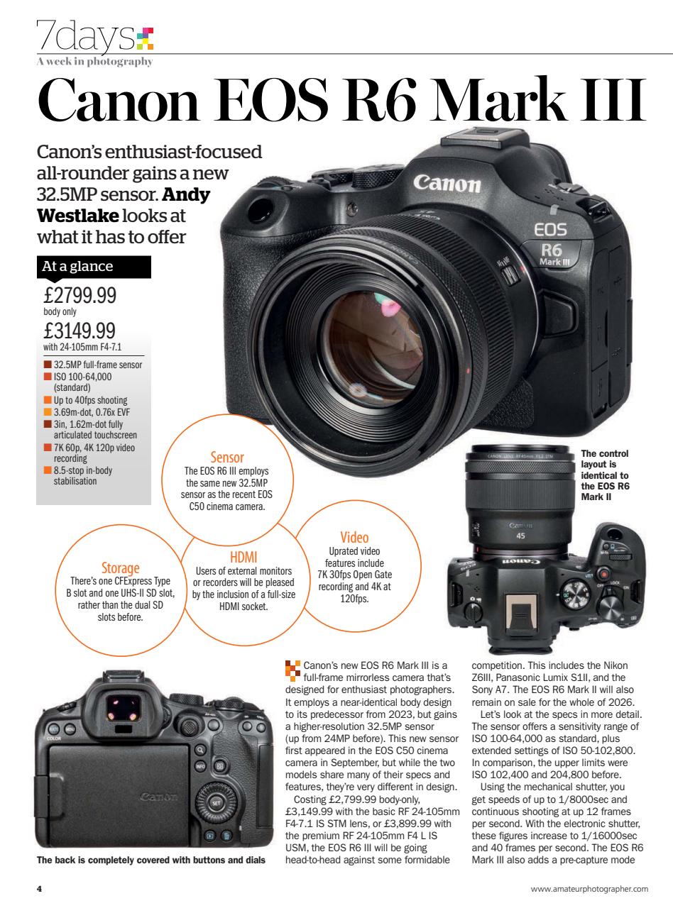 Amateur Photographer Preview Pages