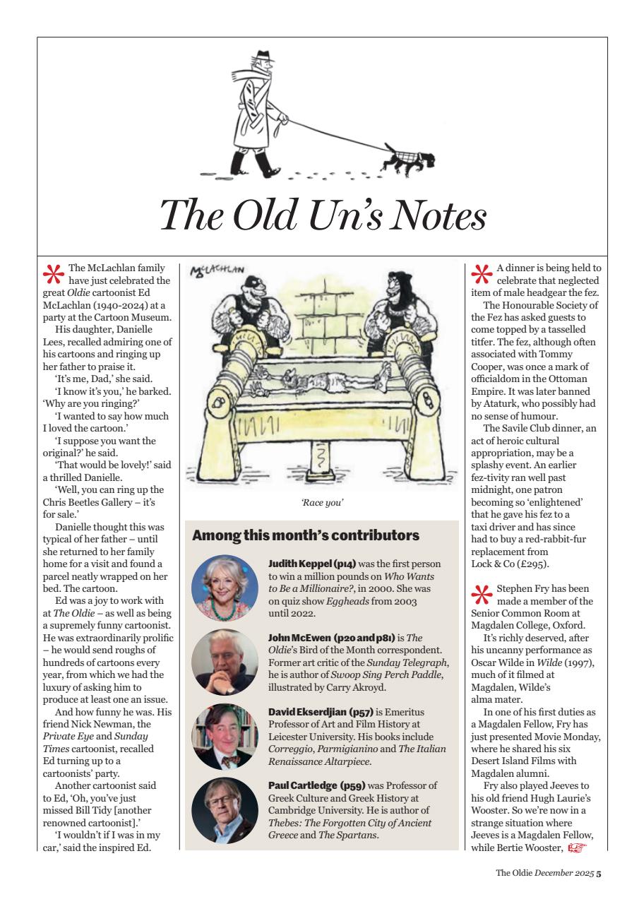 The Oldie Preview Pages