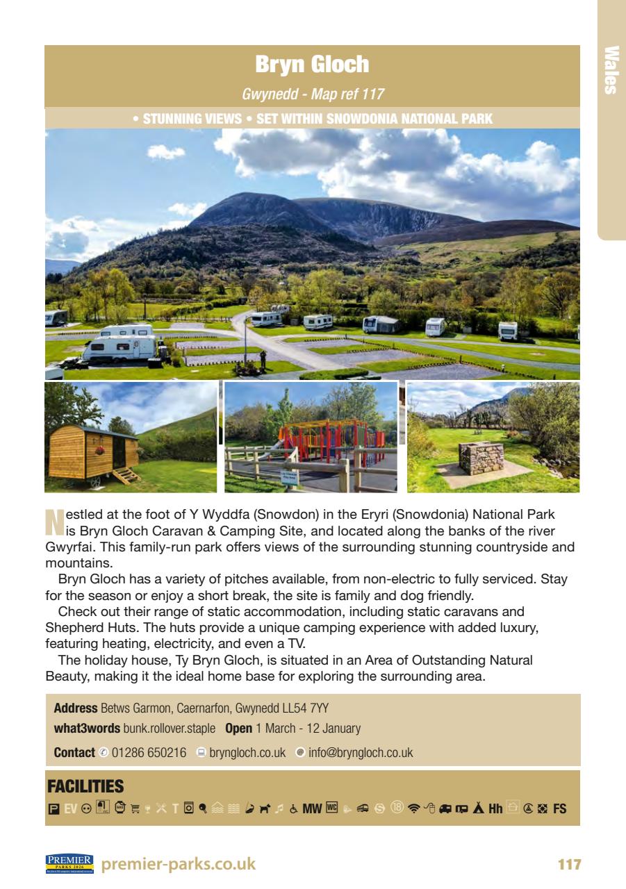 Campsite Finder Preview Pages