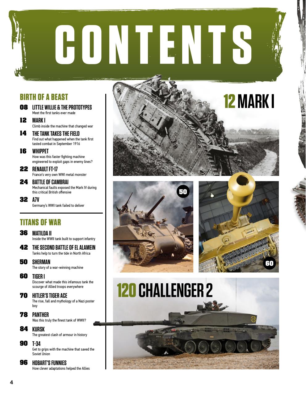 History of War Bookazine Preview Pages