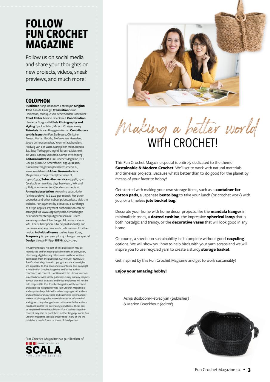 Fun Crochet Magazine Preview Pages