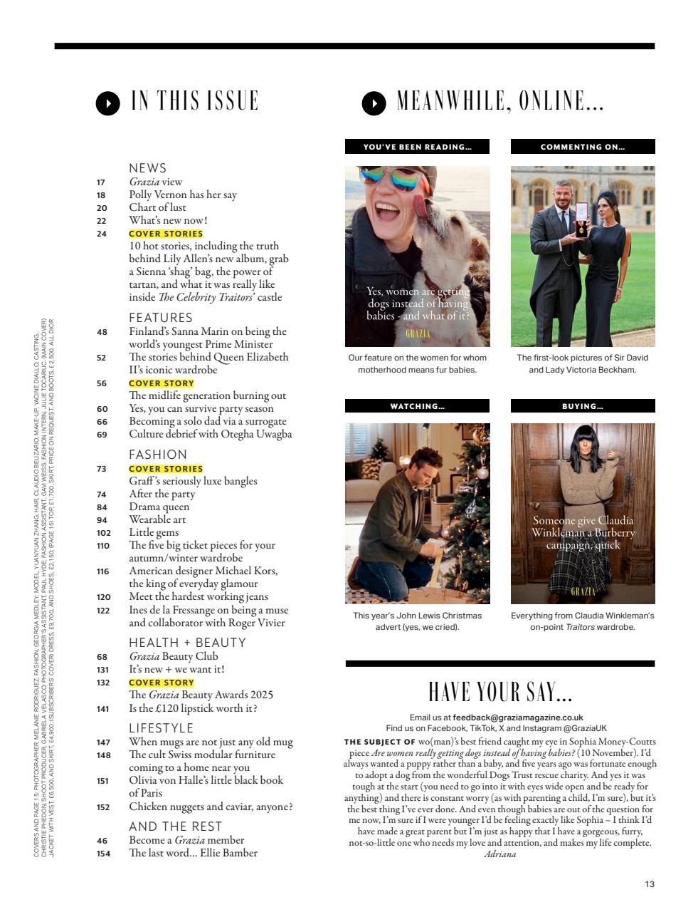 Grazia Preview Pages