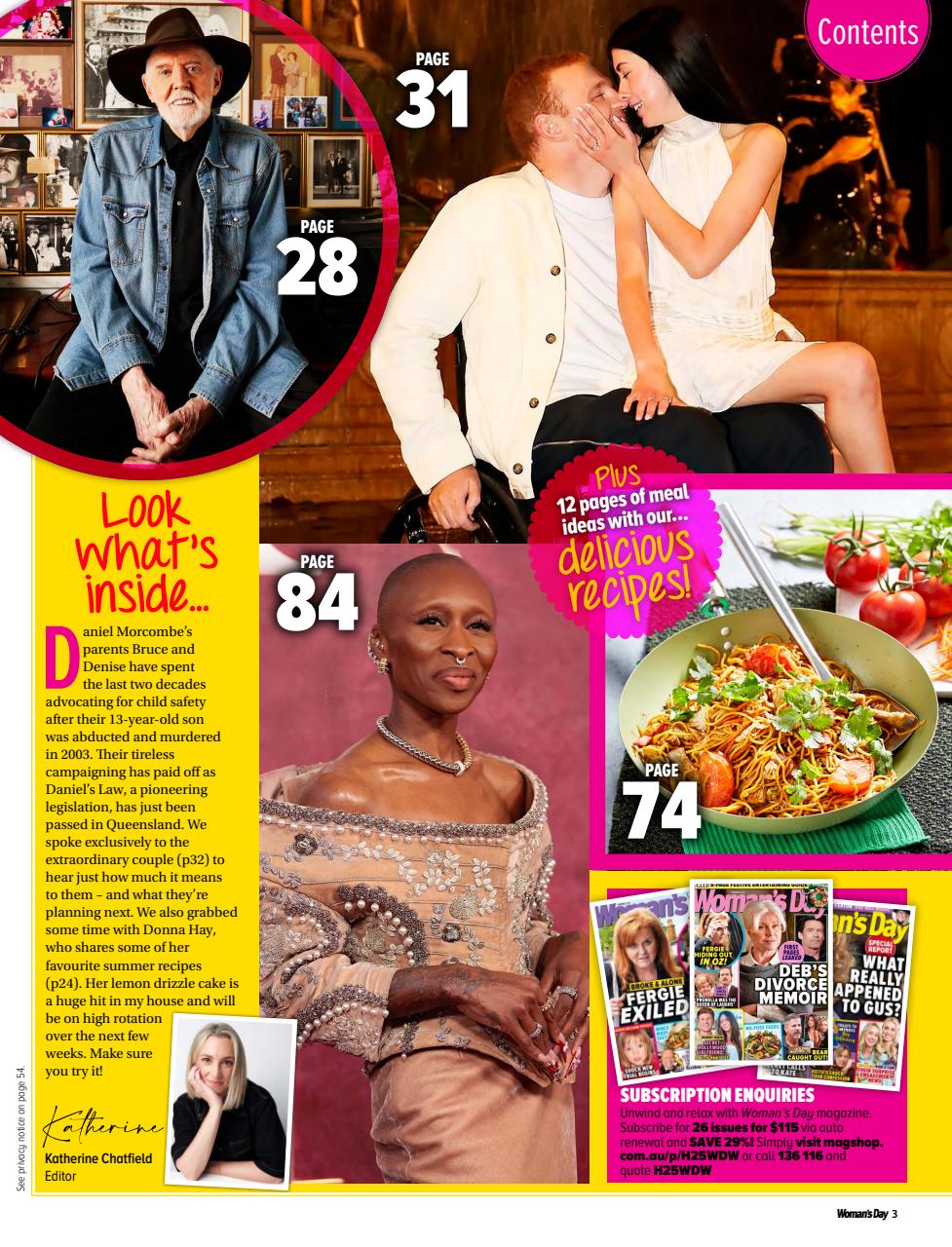 Woman's Day Australia Preview Pages