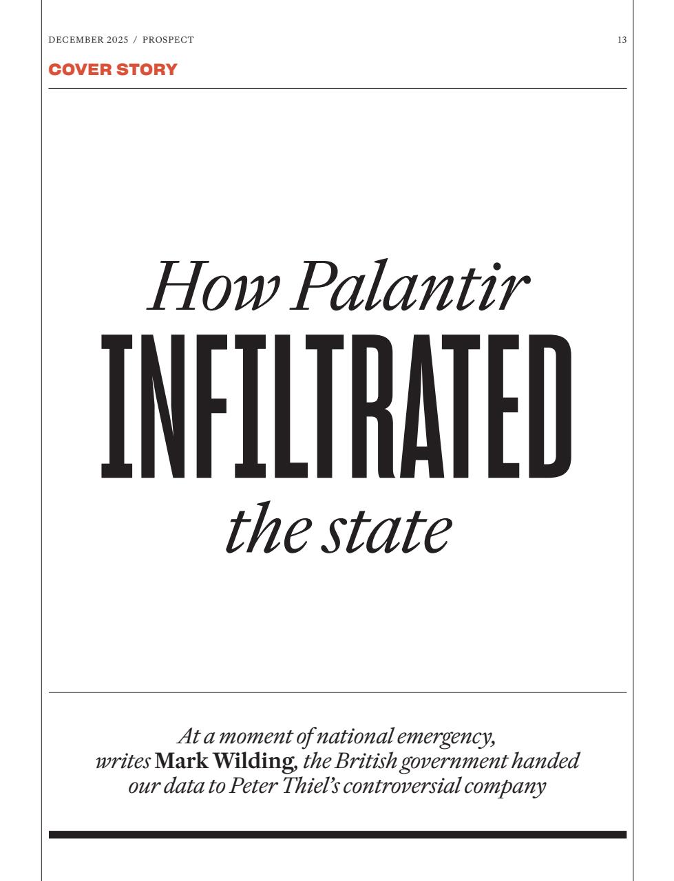 Prospect Magazine Preview Pages