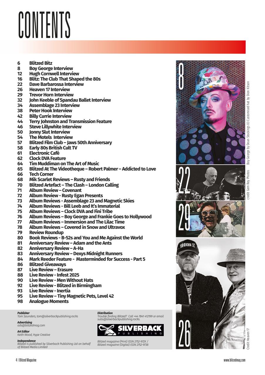 Blitzed Magazine Preview Pages