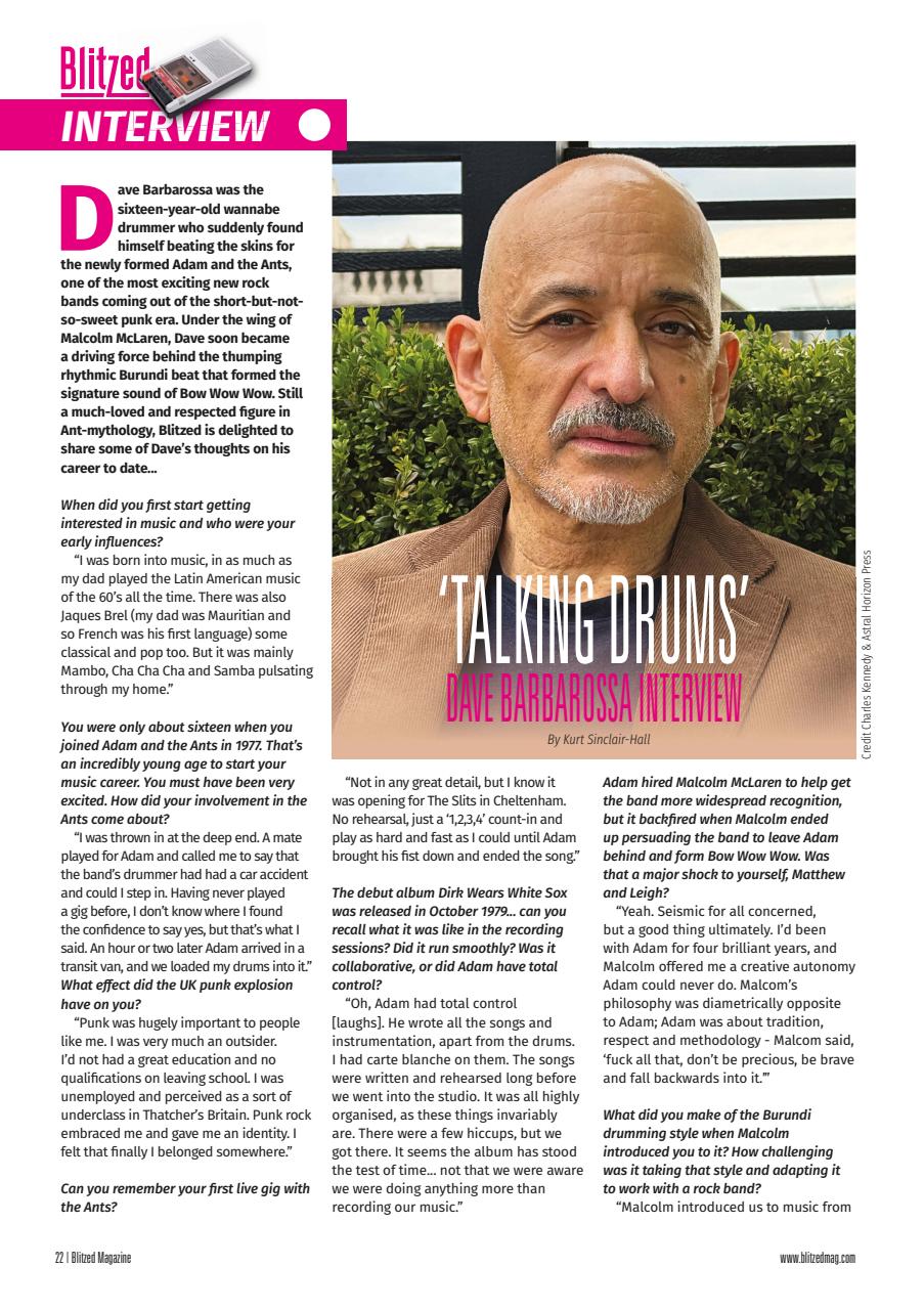 Blitzed Magazine Preview Pages