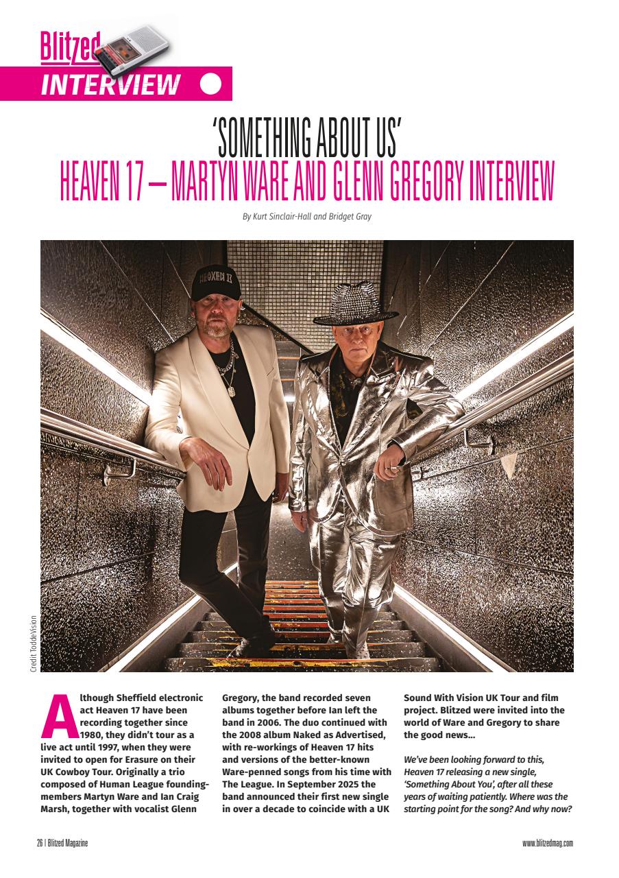 Blitzed Magazine Preview Pages