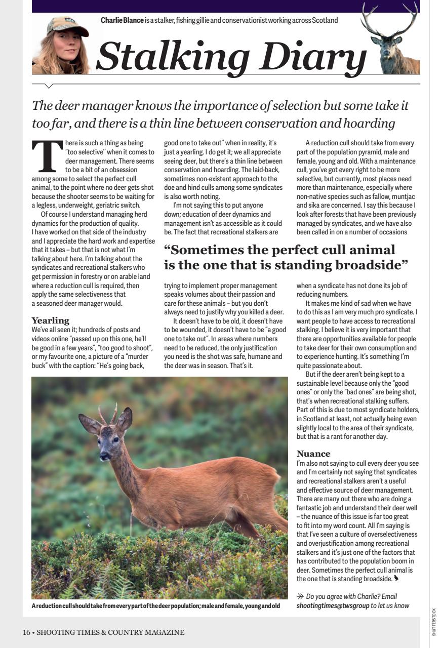 Shooting Times & Country Preview Pages