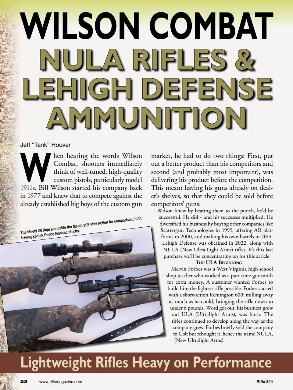 Rifle Preview Pages