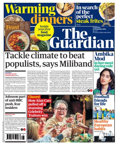 The Guardian Newspaper issue Saturday, 08 November 2025