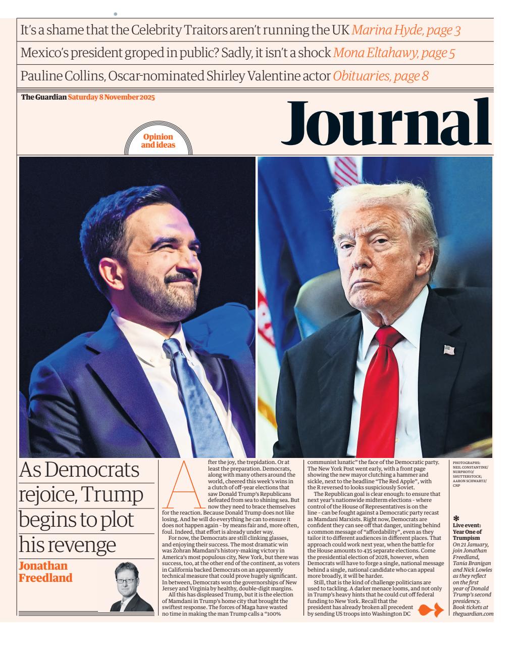 The Guardian Newspaper Preview Pages