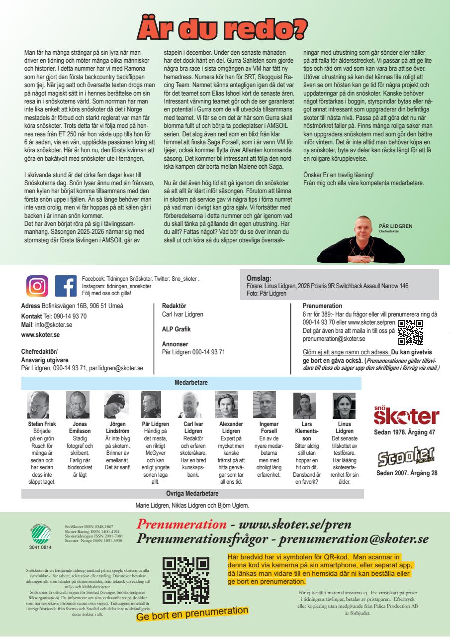 Tidningen Snöskoter Preview Pages
