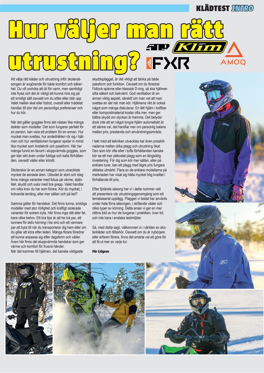 Tidningen Snöskoter Preview Pages