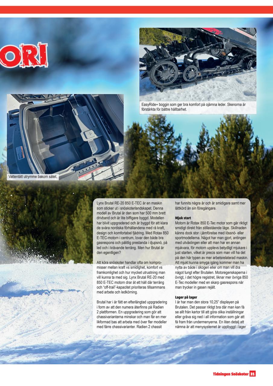 Tidningen Snöskoter Preview Pages