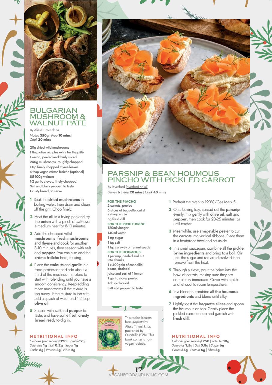 Vegan Food & Living Magazine Preview Pages
