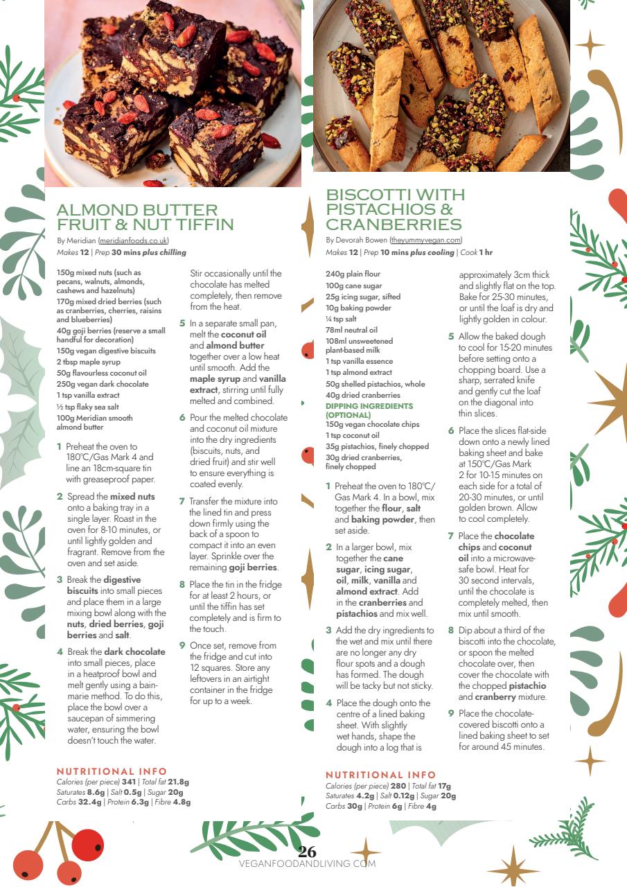 Vegan Food & Living Magazine Preview Pages