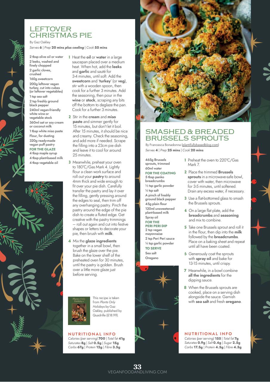 Vegan Food & Living Magazine Preview Pages