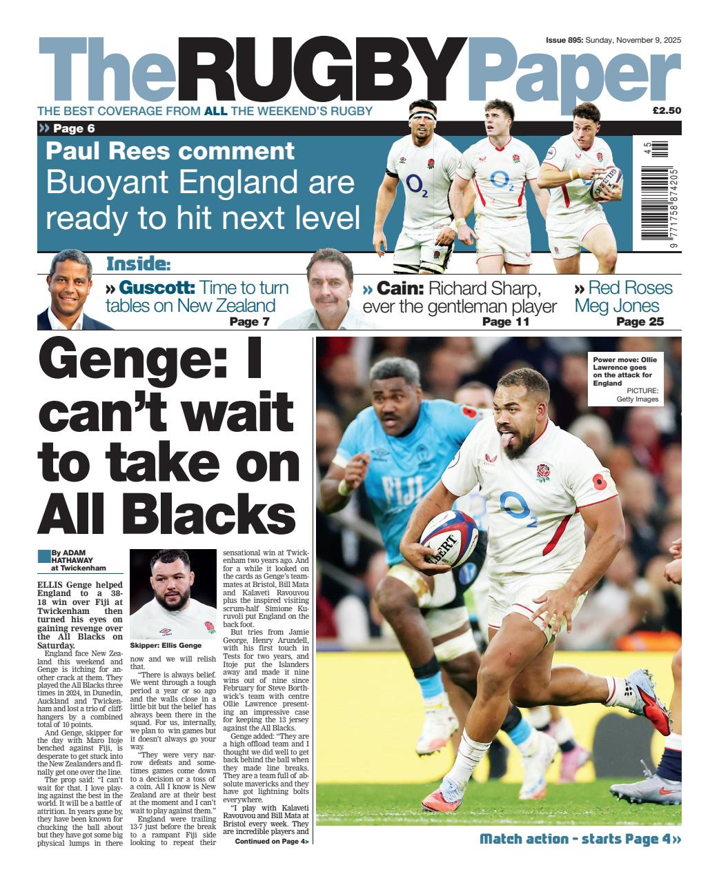 The Rugby Paper Preview Pages