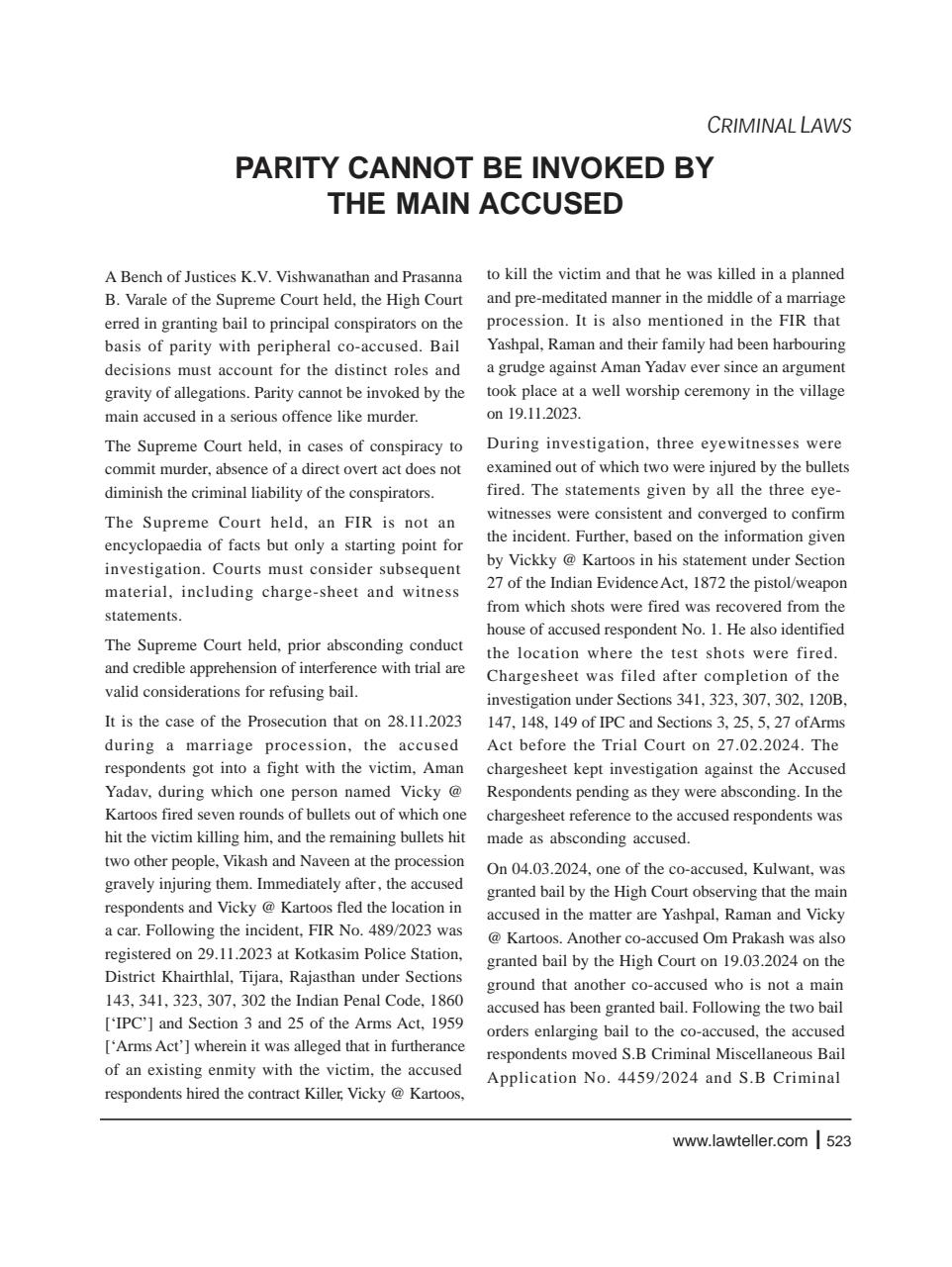 Lawteller – A Legal Awareness Magazine Preview Pages