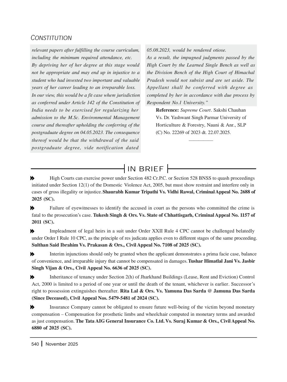 Lawteller – A Legal Awareness Magazine Preview Pages