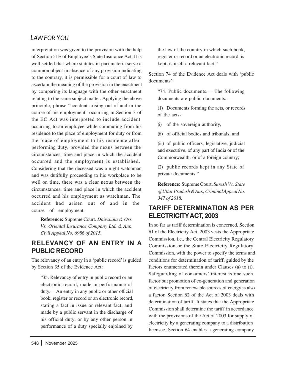 Lawteller – A Legal Awareness Magazine Preview Pages