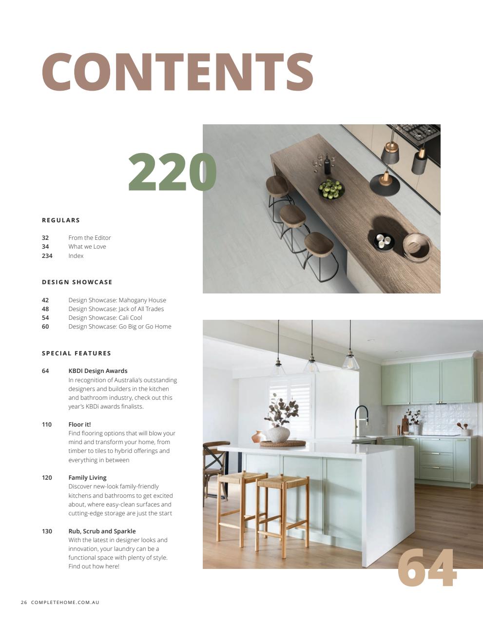 Kitchens & Bathrooms Quarterly Preview Pages