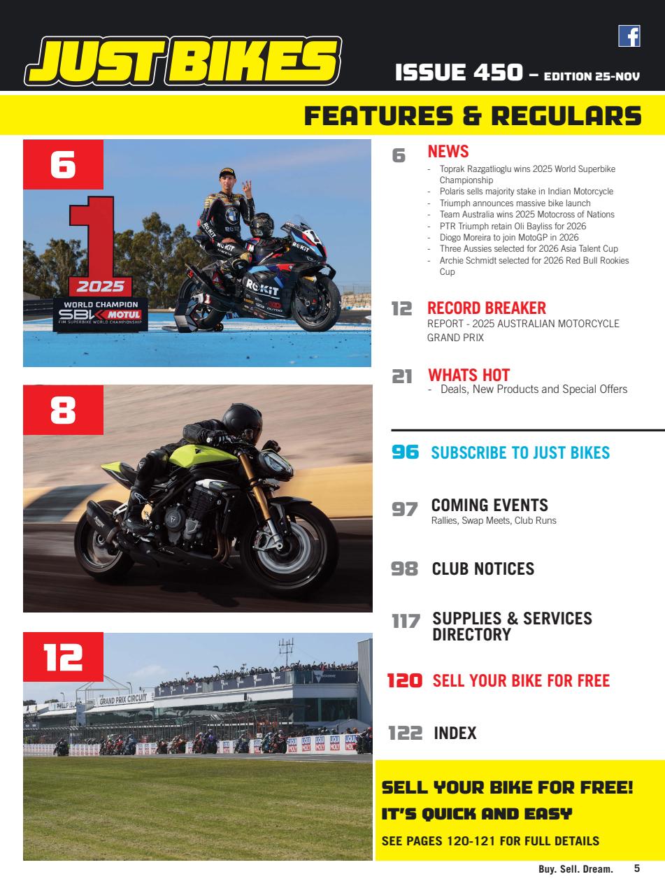 JUST BIKES Preview Pages