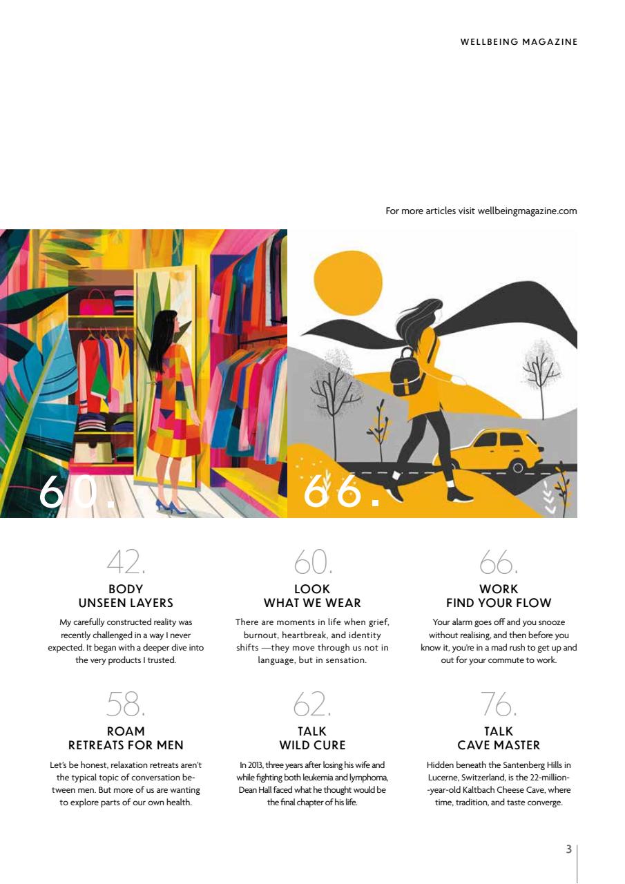 Wellbeing Magazine Preview Pages