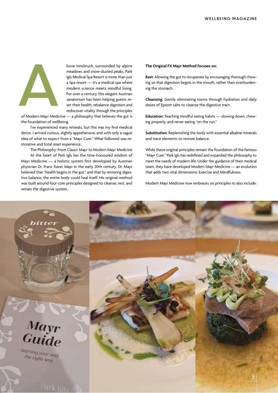 Wellbeing Magazine Preview Pages