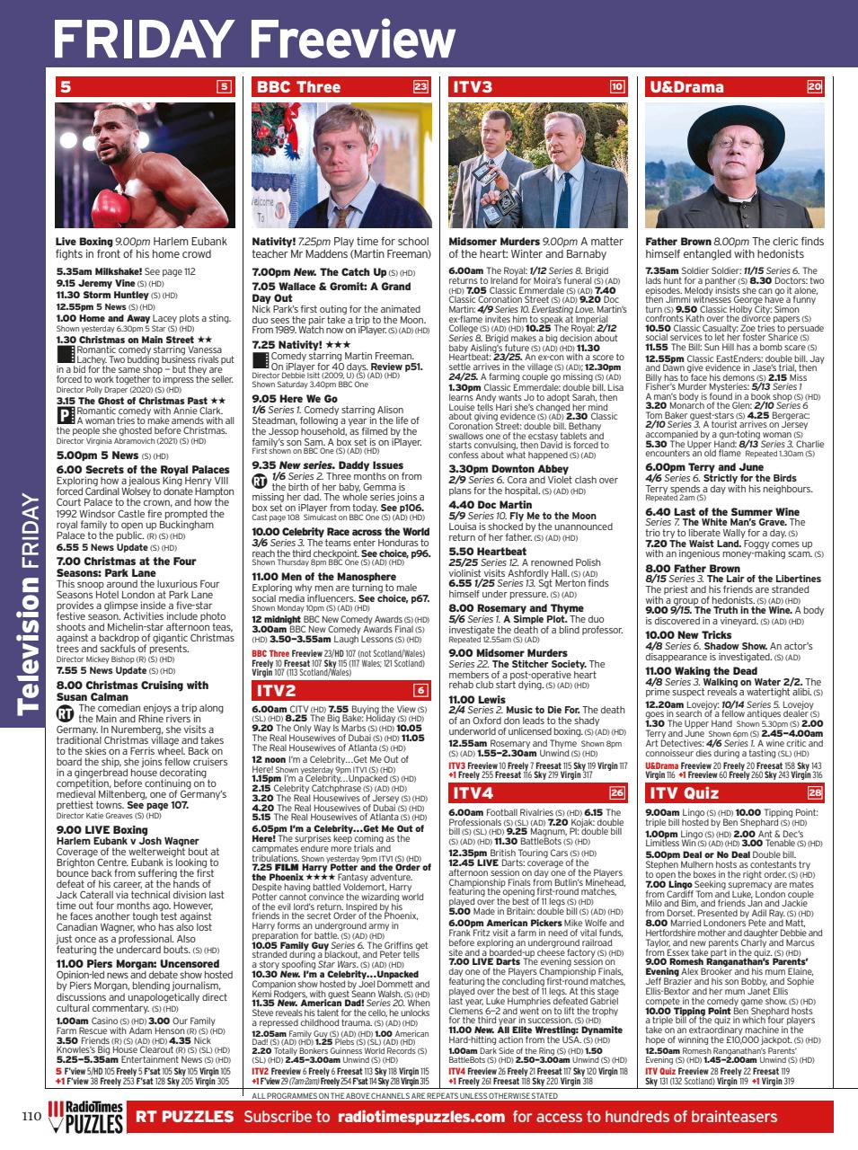Radio Times Preview Pages