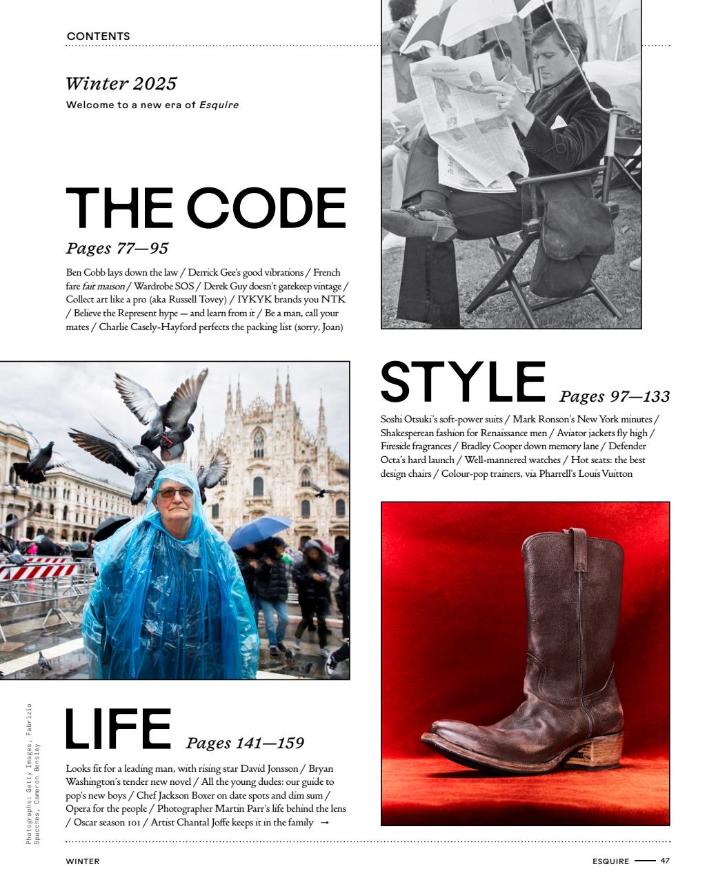Esquire Preview Pages