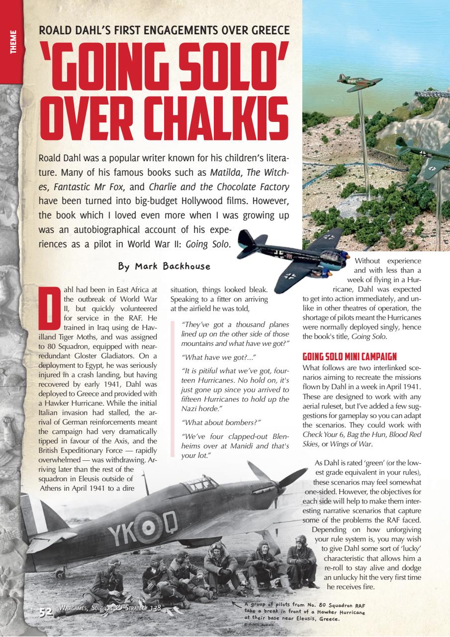 Wargames, Soldiers & Strategy Preview Pages