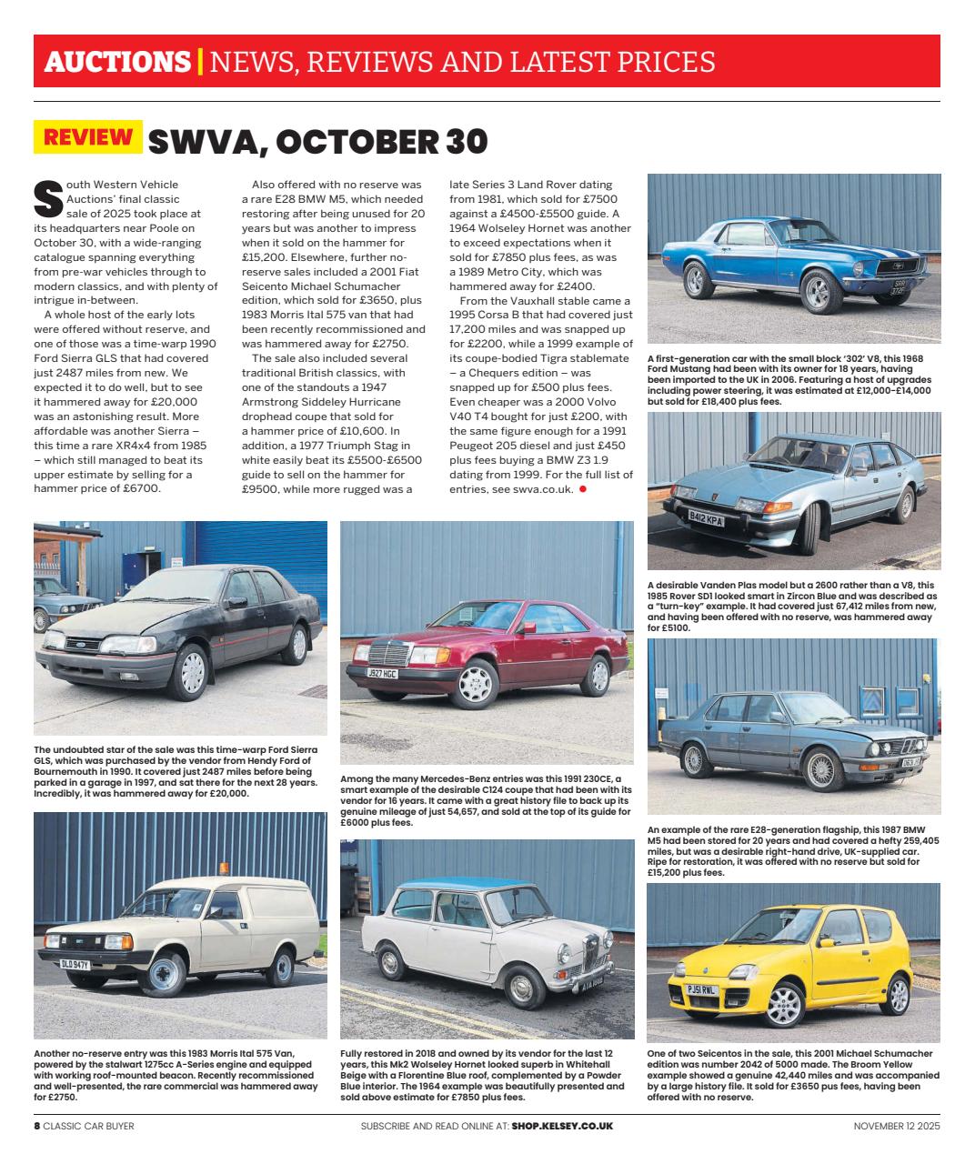 Classic Car Buyer Preview Pages